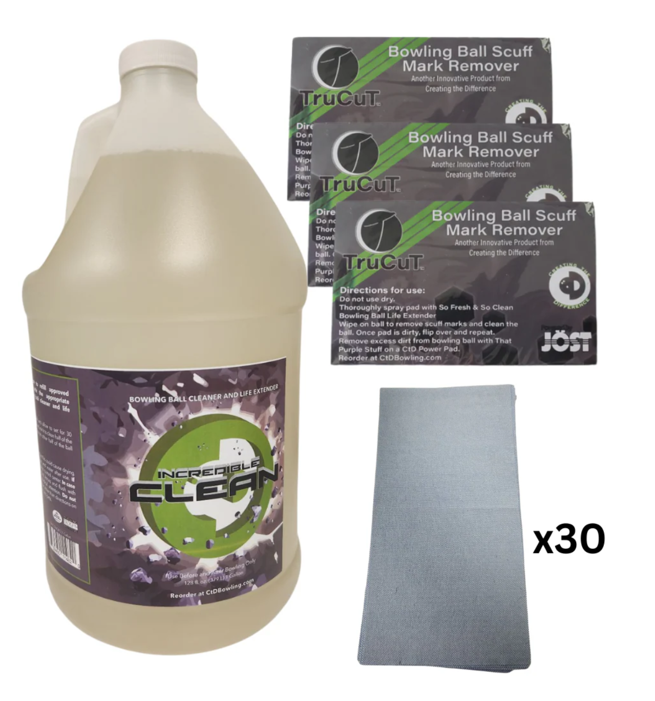 Incredible Clean - Bowling Ball Cleaner and Life Extender - 1 gl Kit