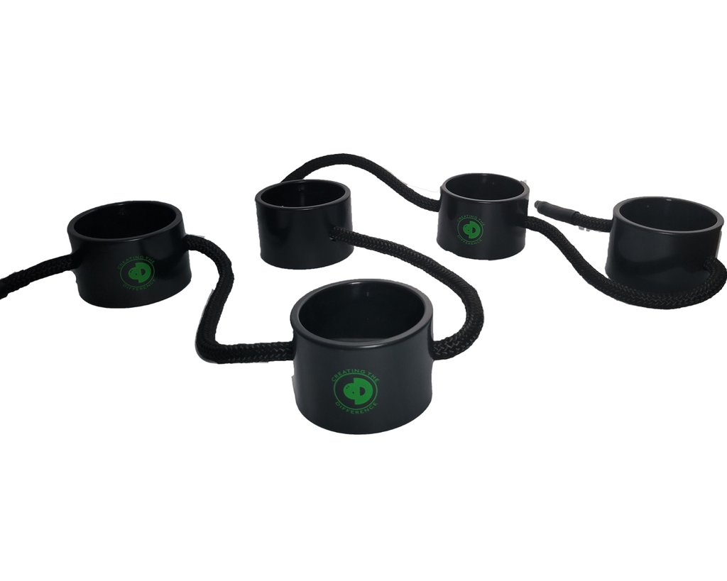 CtD 5 Ball Cup Holder an einem Seil